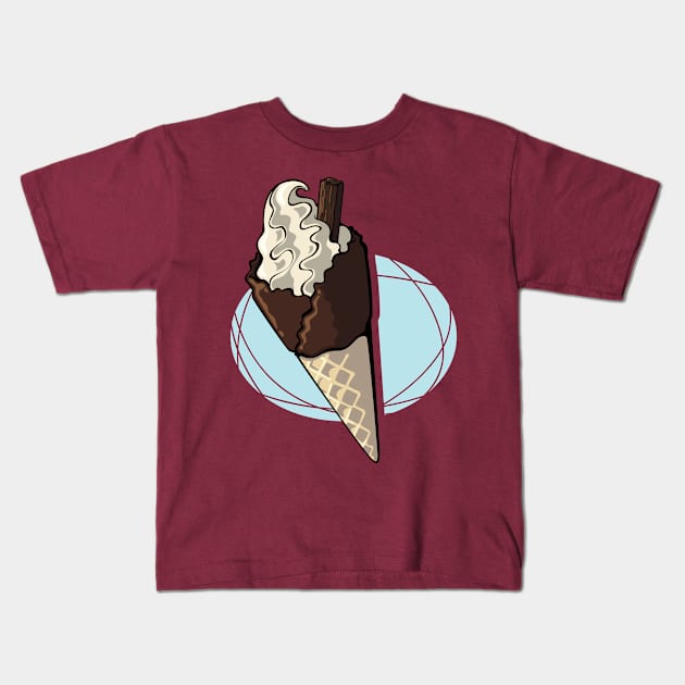 Soft Serve Kids T-Shirt by Abbilaura